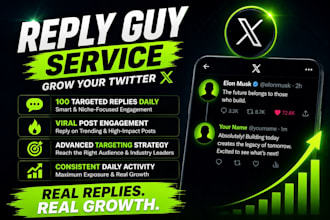 reply guy x promotion, engagements and monetization