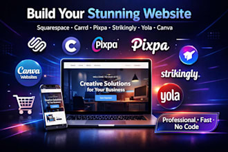 create squarespace canva carrd pixpa strikingly yola website store