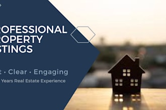 write professional and engaging property listings
