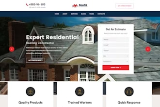 create a roofing website that generates qualified leads for contractors
