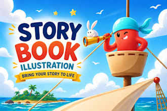 illustrate children storybook or picture book illustrations