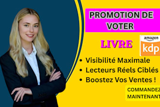 faites la promotion de votre livre amazon KDP et augmentez sa visibilité