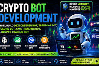 build dexscreener bot trending bot volume bot cmc trending bot crypto trading
