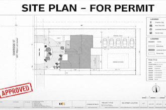 site plan development plan floor plan civil grading subdivision permit plan