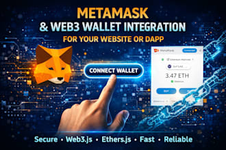 integrate metamask wallet connection into your website or dapp
