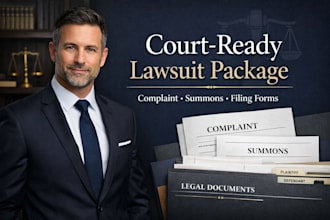 prepare a court ready civil lawsuit package for your case