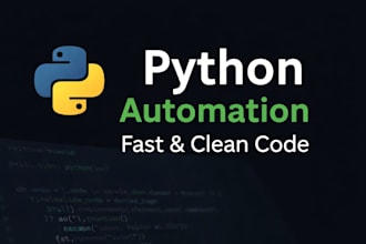write simple python scripts and automation