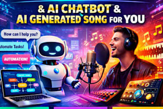 remix custom ai song, birthday and  wedding song ai music production