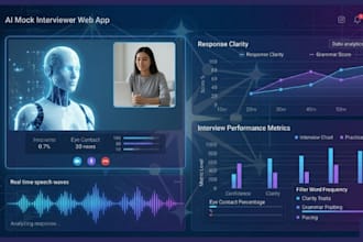 build an ai mock interviewer web app with smart real time feedback