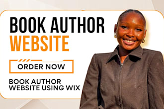 design a minimalist luxury wix website for authors and writers