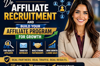do affiliate recruitment and build your affiliate program for growth