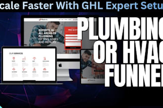 generate hvac plumbing leads using ghl instant estimate funnel automation system
