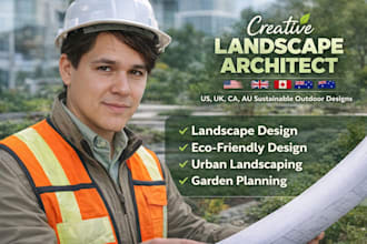 creative landscape architect, US, UK, ca, au sustainable outdoor designs