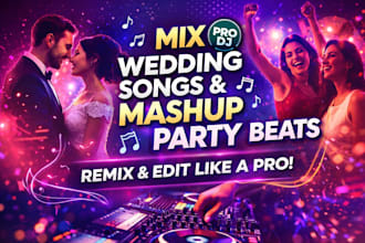 mix wedding songs dj mashup birthday party edit favourite beats