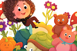 write a personalized children story with animals