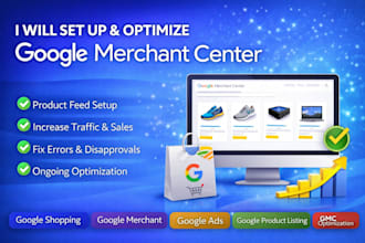 set up and optimize your google merchant center for sales