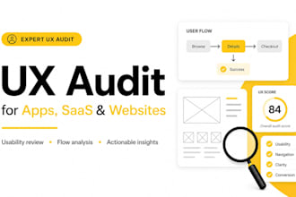 provide UX audit and product consultation for saas