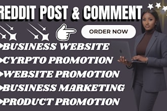 do organic reddit seo post for business website to boost your ai app promotion