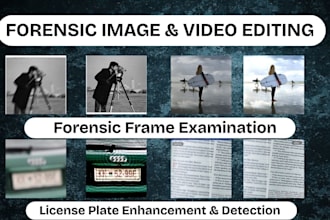 forensic image enchancement damaged photo restoration analysis cctv noise video
