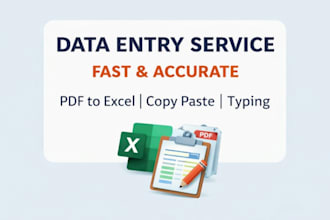 do data entry fast and accurately