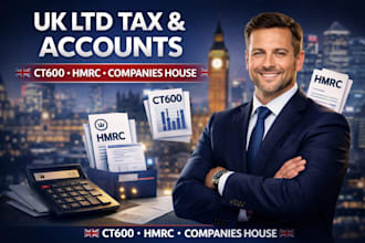 prepare UK company accounts and file ct600 corporation tax