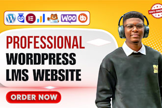 build your wordpress lms website and elearning website with learndash