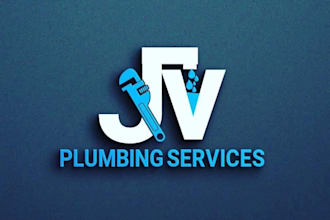 design plumbing heating cleaning hvac oil gas business logo