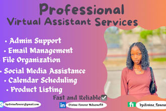 manage your emails and calendar as a virtual assistant
