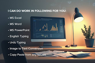 do data entry copy paste, data sorting, typing, image to text conversion
