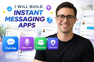 build instant messaging app voice chat app group chat app private community app