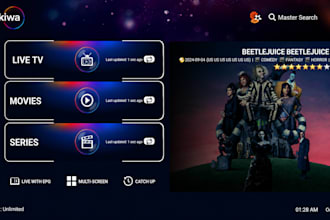reskin ibo player,xciptv,nextv,tivimate with 2026 themes with admin panel