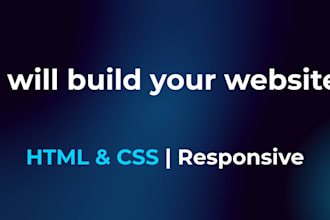 do simple HTML CSS website