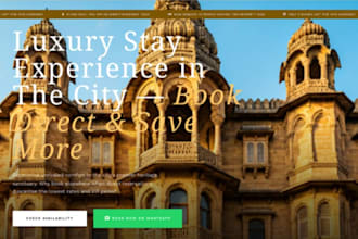 build a professional small business website