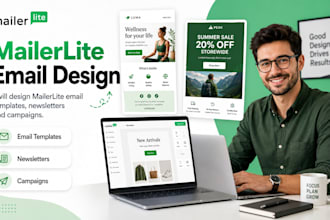 design mailerlite email template newsletters and campaigns