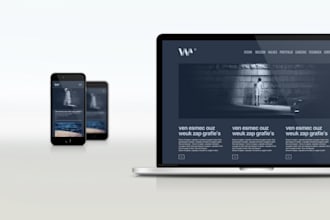 design and develop a modern responsive website for you