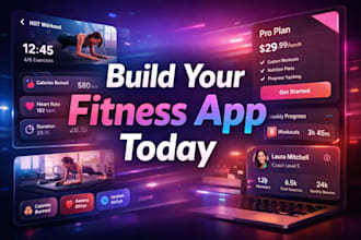 develop gym coach app on bubble with quizzes, video hosting, subscription