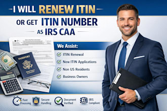 renew itin or get itin number as irs caa