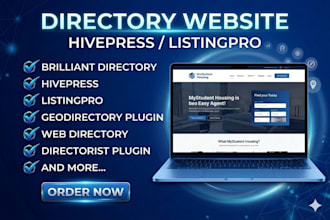 brilliant directory website using wordpress geodirectory hivepress directorist