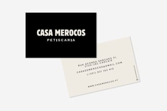 design a professional business card for your brand