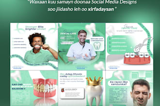 design professional dental posters for clinics