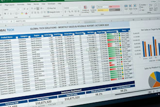 build advanced excel dashboards and reports