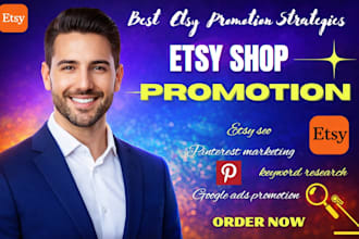 engineer etsy shop promotion and organic SEO to boost etsy sales and traffic