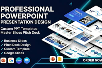 design custom ppt master slides template for google slides and powerpoint