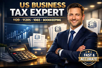 prepare US business tax returns 1120, 1120s, 1065 and bookkeeping