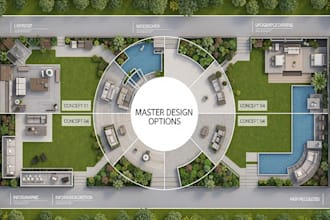 a harmonious landscape backyard and outdoor design as a landscape architect