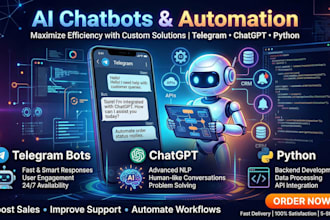 build ai automation, chatgpt bots for your business