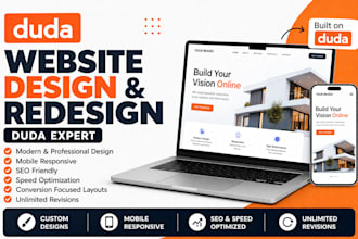 design redesign and fix your duda website as a duda website expert
