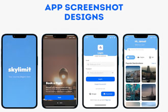 design mobile app screenshot app feature graphic ios app screenshots app preview