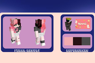 create a custom minecraft skin