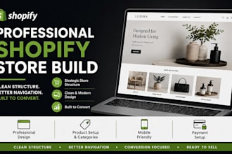 build a shopify store designed to convert